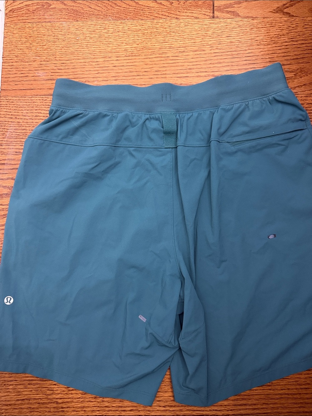 lululemon athletica Men’s Teal-Green Athletic Shorts